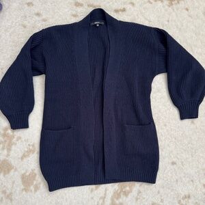 Quince Cardigan size XS in Navy